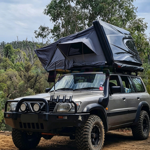 Heavy Duty Waterproof Roof Tent Suv Truck Foldable 4 Person Rooftop Tent With <b>Ladder</b> Camping Adventure All Seasons Roof Top Tent - Product Image 6