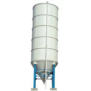 Satılık çimento ok ucu yuvarlak depolama siloları için ağır hizmet Silo