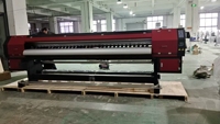 Imprimante à jet d'encre numérique éco-solvant à haute efficacité 1.8M Machine à rouleau en vinyle adhésif DX5 DX7 XP600 têtes d'impression pour Flex