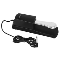 Electronic Keyboard Piano Damper Sustain Pedal, Quality Anti-slip Sustain Foot Switch with Sustain Pedal with Polarity Switch