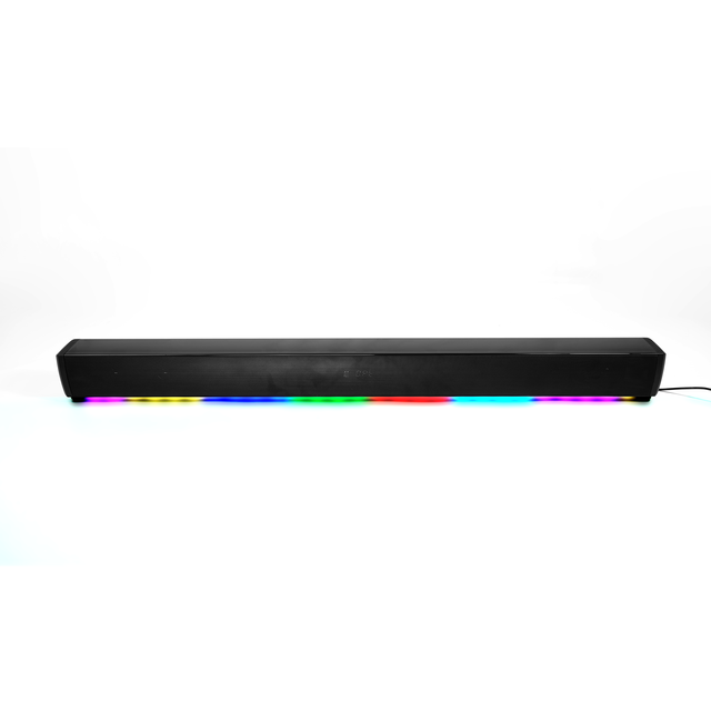 RGB Glowing Strip for Bluetooth Speaker Sound Bars for Desktop Gaming Atmosphere Companion for Enhanced Audio Experience