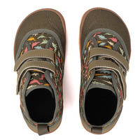 Chaussures de sport à large bout pour enfants, garçons et filles, en toile, bottes de randonnée, baskets pieds nus, chaussures à enfiler avec fermeture auto-agrippante