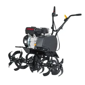 Multipurpose 4 Stroke 196CC Gasolina Poder 6 HP 33 Polegada Auto-propelido Frente Tine Jardinagem Agrícola Mini Tiller