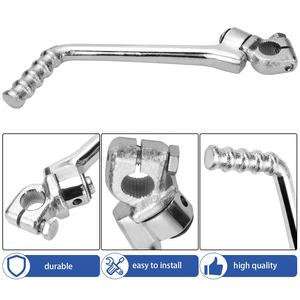 HIAORS Levier de Kick Starter 16mm pour SSR <span class=keywords><strong>YX</strong></span> YCF SDG CB 200cc CG 250cc KAYO Pitster Pro LXR 155 Chinese Pit Dirt Trail Bike Silver - Product Image 2