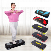 Plataforma de Ejercicio Aeróbico Ajustable en 3 Niveles, Tabla de Ejercicio, Stepper Aeróbico