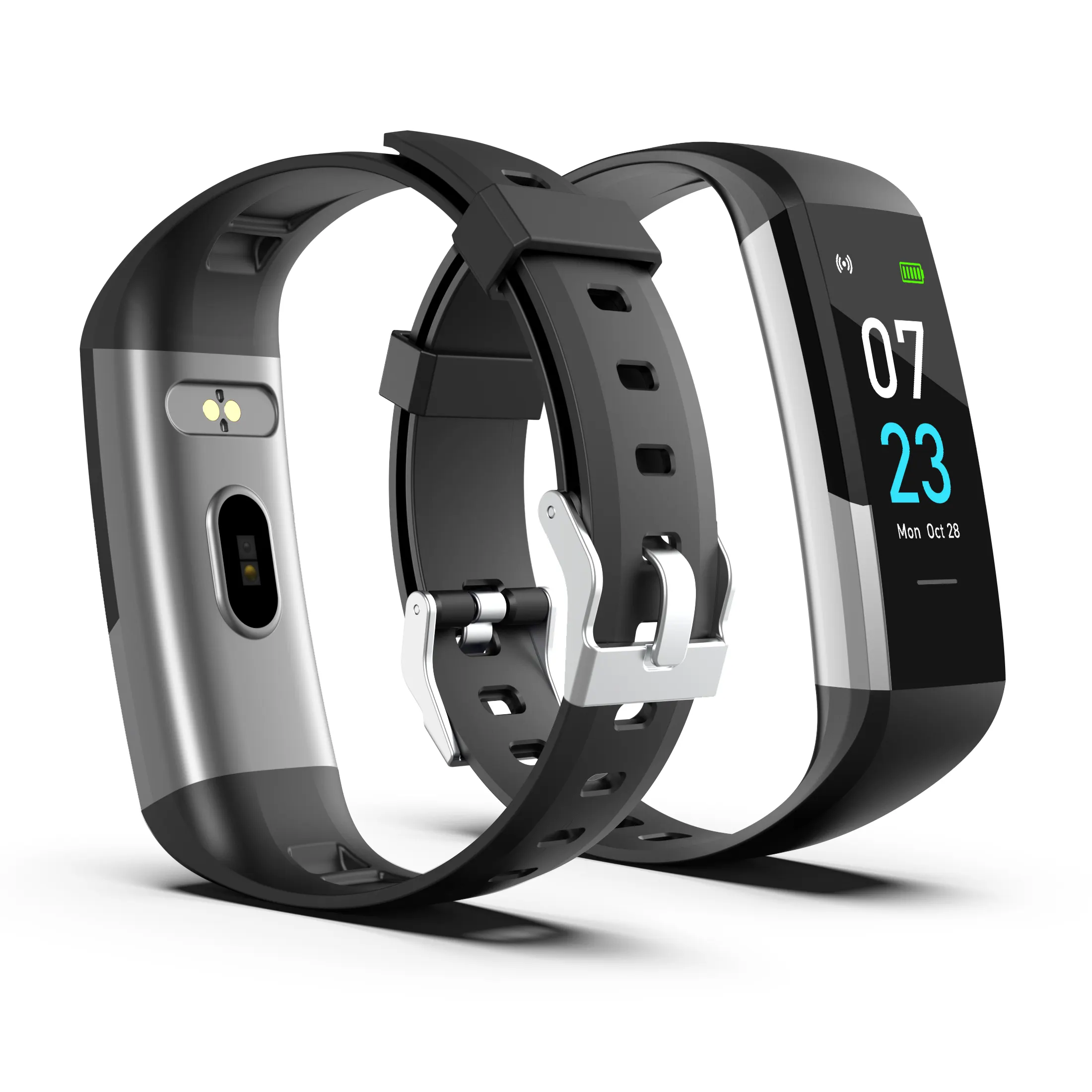 Magnetic Charging Fitbit Smart Sport Watch Band, Health Tracker Smart Band