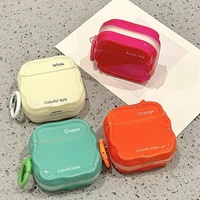 Étui pour écouteurs de 4e génération, couleur unie simple, avec revêtement en silicone souple, modèle Pro2, écouteurs sans fil