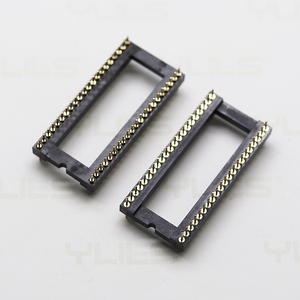 Chất lượng cao 2.54 mét Pitch 2 * 20pin 2*10p 2*5p h2.54 SMD SMT loại gia công nữ ổ cắm tiêu đề tùy chỉnh chiều cao Vòng pin kết nối - Product Image 5