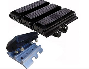 D65, <span class=keywords><strong>D85</strong></span>, D155รองเท้าติดตามสำหรับชิ้นส่วนรถปราบดิน Komatsu,แผ่นติดตามยาง,แทรคยาง - Product Image 1