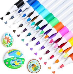 Marcador de Tela de Punta Fina, Borrable con Agua, Lavable o Permanente, Marcador Textil, Marcador Borrable con Logotipo Personalizado - Product Image 1