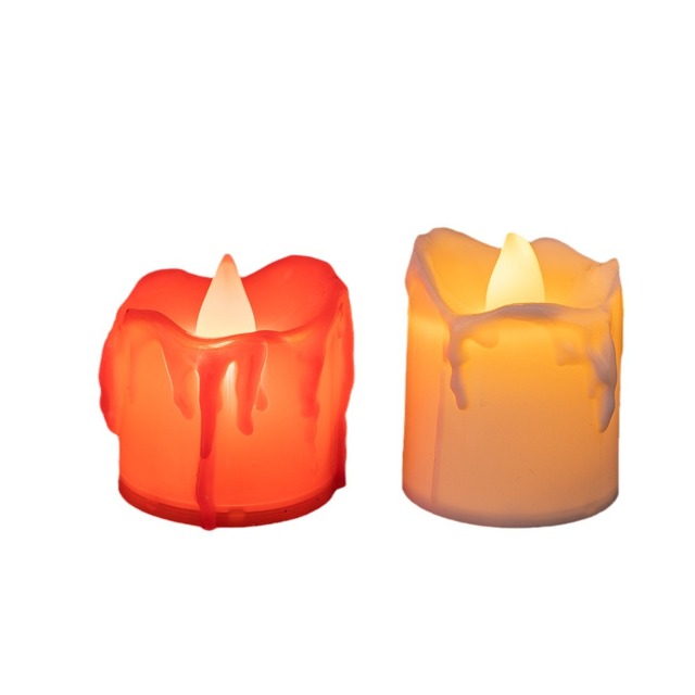 Wholesale Plastic Home Decoration Tear Drop LED Candle Lights for Valentine'S Day Artificial Tealight Candles