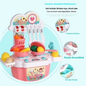 Mini <span class=keywords><strong>cuisine</strong></span> pour enfants, ensemble de jeu de <span class=keywords><strong>simulation</strong></span> de <span class=keywords><strong>cuisine</strong></span> avec aliments factices, jouet éducatif pour les tout-petits, filles et garçons, cadeau - Product Image 5