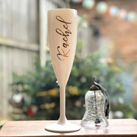 Verres à champagne réutilisables à longue tige Verres à gobelet de qualité supérieure pour mariage et fête