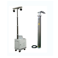 5m Quick Deploy Pneumatic Telescopic Mast Aluminum Alloy 30kg Payload Vehicle-Mounted Portable <strong>Tower</strong> for Security Cameras