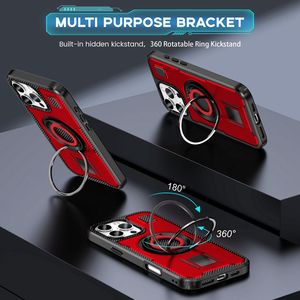Resistente a prueba de golpes 2 en 1 híbrido 360 soporte de Metal soporte de anillo de silicona armadura funda de teléfono para <span class=keywords><strong>iPhone</strong></span> 16 Pro Max 15 14 13 12 <span class=keywords><strong>11</strong></span> - Product Image 2