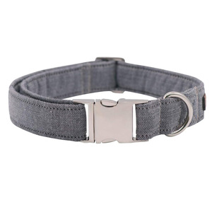 Collares Ajustables de Tela para Mascotas, <span class=keywords><strong>Collar</strong></span> de Seersucker para Perro, Duradero, Lindo y Cómodo con Hebilla de Metal - Product Image 4