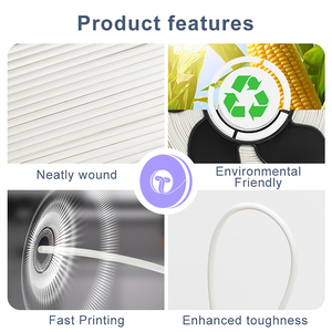 สีเทา PLA 3D พิมพ์เส้นใย1.75มม. PLA Plus Pro เส้นใย<span class=keywords><strong>พล</strong></span>าสติกความเร็วสูง1กก. (2.2lbs) ม้วน3D ม้วนเส้นใยสำหรับคอมโบ ams - Product Image 3