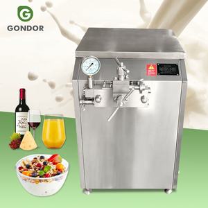 Homogeneizador De Leche Láctea De Frutas Miel 30l 100l Pistón Máquina De Pequeña Escala Homogeneizador De Alta Presion - Product Image 1