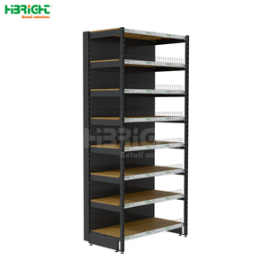 Panel trasero plano del fabricante de doble cara, 5 capas, estante metálico de Servicio Ligero, estante para tienda de supermercado, servicio pesado de un solo lado - Product Image 4