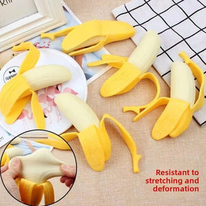 Juguete Sensorial Antiestrés de Plátano Simulado al por Mayor, Bola de Compresión de Rebote Lento para Aliviar la Ansiedad, Juguetes Fidget - Product Image 5