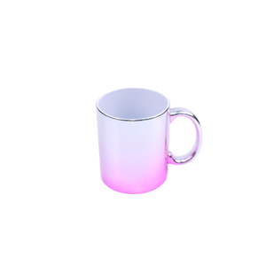 Nuevo Producto Beneluck, Taza de Café de Cerámica Transparente de 11 oz con Base Plateada, Diseño Moderno, Regalo Empresarial, Personalizable por Sublimación, con Agarre Ergonómico - Product Image 3