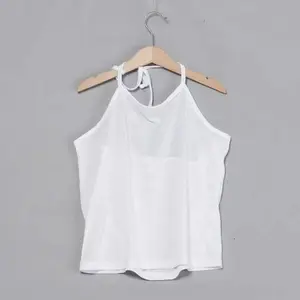 Nuevas llegadas de sublimación en blanco las mujeres Halter Top