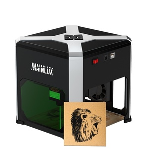 Grabador láser portátil <span class=keywords><strong>Wainlux</strong></span> <span class=keywords><strong>K6</strong></span>, función de tallado fuera de línea, compatible con formato AI para cortadora de papel de cuero y madera, máquina pequeña - Product Image 1