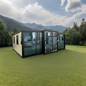 Maison modulaire préfabriquée en conteneur portable Petites maisons intégrées Pliage préfabriqué Maison mobile transportable à faible coût - Product Image 1