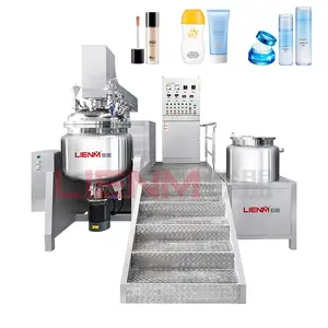 LIENM 15kw Homogenizer Mixer Emulsifier Soap Cream Cheese Making Machine Liquid Cosmetic Manufacturing Machinery 0-3500 R/M