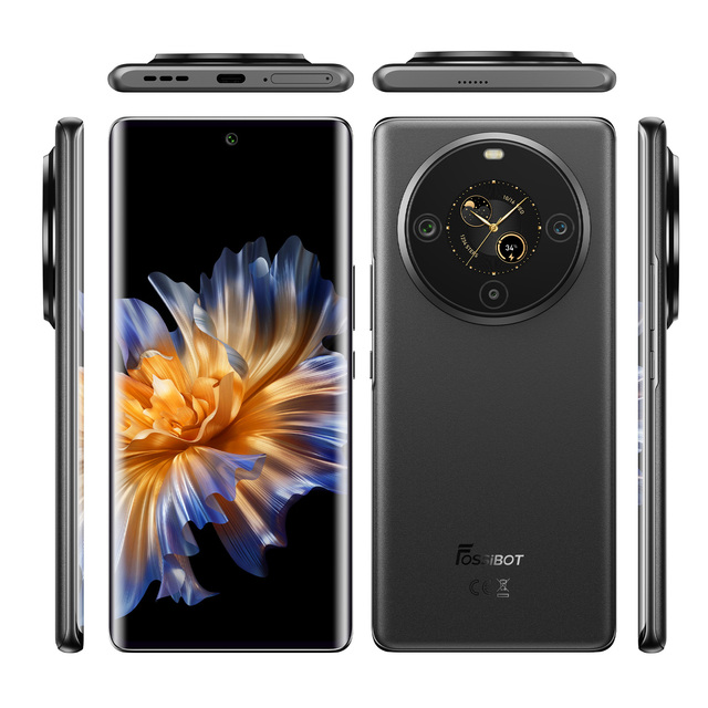 Fossibot S3 Pro Mobile Phone 6.67" FHD+ Curved AMOLED Display Functional Rear Display 6GB + 128GB Dual SIM 5000mAh Smartphone
