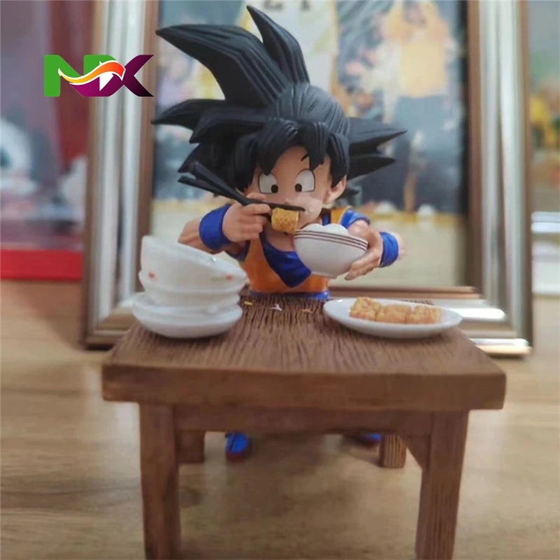 Dragoned Ball Z Vegeta Figure Son Goku Eating 8cm Pvc Action