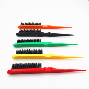 Perruque démêlante en poils de sanglier et peigne à brosse à cheveux avec logo personnalisé, meilleure vente - Product Image 4
