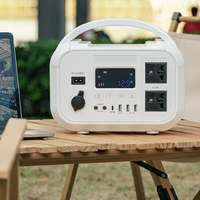 Station d'alimentation portable 600W, alimentation portable UPS 300W, station d'alimentation à batterie lithium, mini générateur solaire, batterie solaire