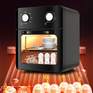 Friteuse à air intelligente 28x31x34cm carrée électrique sans huile avec fenêtre de visualisation pour une cuisson saine - Product Image 4