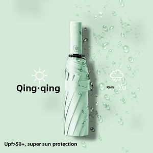 12-Rib Fiberglass <b>Frame</b> Umbrella – Fully Automatic Open/Close, Black Coated UV Protection, Rain & Sun Umbrella – Strong, Lightwe - Product Image 6