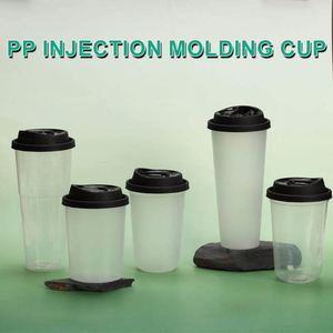 Vasos de Plástico Desechables de PP para Té de Burbujas, Vasos Personalizados para Boba de 16 oz con Tapas, Vasos de Plástico PP de 90 mm para Fiestas - Product Image 3