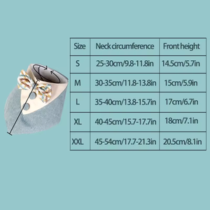 Petop 环保双层纯棉帆布头巾 可调节三角围巾 适合狗狗和幼犬 可水洗 中国制造 适合秋季场合 - Product Image 6