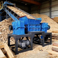 Broyeur de bois robuste pour la production de sciure de bois, déchiqueteuse de branches d'arbres, de palettes et de déchets de biomasse