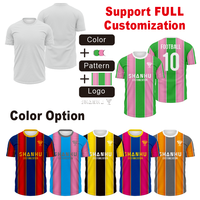 Maillot de football en polyester à séchage rapide avec graphiques par transfert thermique pour les tournois de club et les vêtements de sport des académies