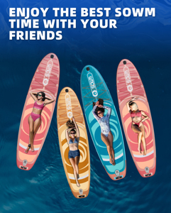 Planche de paddle gonflable OEM personnalisée 10'6''*33'' pour la vente en gros, planche de surf gonflable pour la vente SW06/2 - Product Image 3