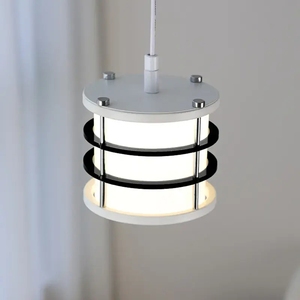 Mini Lámpara Colgante LED de Una Sola Cabeza para Mesita de Noche |   Diseño Minimalista Italiano, Iluminación Enfocada Que Ahorra Espacio para Dormitorios Compactos - Product Image 1