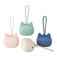 Étui à sucette pour bébé facile à nettoyer, porte-sucette en silicone, conteneur de rangement portable pour sac à couches, poussette