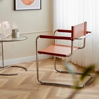 YOUTAI Fauteuil moderne créatif Middle pack House chaise de loisirs de salon en acier inoxydable