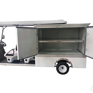 El Último Modelo de Vehículo Todoterreno Naranja, Cómodo para Turismo, Carrito de Golf para Caza, Carrito de Golf Eléctrico de 4 Plazas - Product Image 1