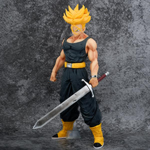 Alta calidad grande 42cm Anime <span class=keywords><strong>Dragon</strong></span> Balls PVC colección modelo juguetes DBZ Super Saiyan Legend of Guild Wars Trunks figura de acción - Product Image 6