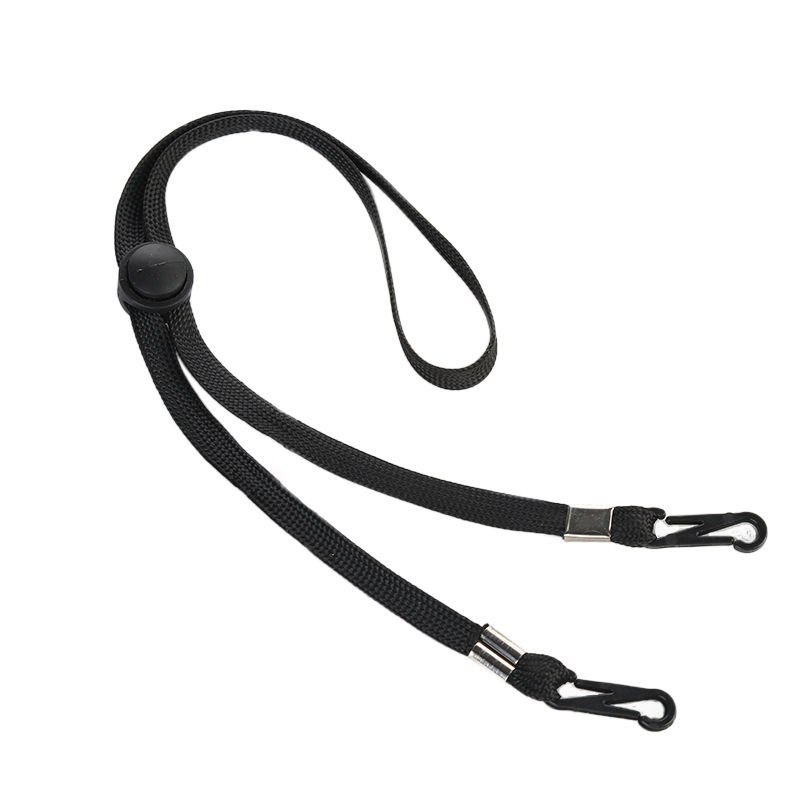 Модный заводской шейный шнурок, подходящий для детей и женщин, может регулировать длину подвесного ремешка из полиэстера, ремешок для лица