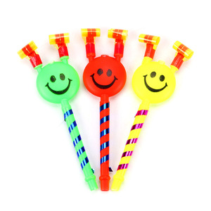 Sifflet en forme de visage souriant pour enfants, accessoires de fête d'anniversaire, bruitier joyeux non toxique - Product Image 4