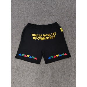 กางเกงขาสั้นลำลองลายตัวอักษรผ้าฝ้ายสำหรับผู้ชาย - Product Image 3