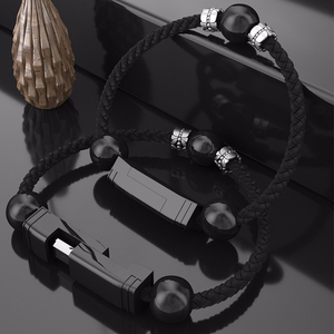 <span class=keywords><strong>Cable</strong></span> Usb para cargador de pulsera LAIMODA de cuero tipo C Multi teléfono móvil rápido tipo c para Cables de datos de iphone - Product Image 5