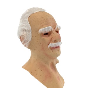 <span class=keywords><strong>Masque</strong></span> en latex d'horreur tête <span class=keywords><strong>de</strong></span> vieil homme chauve, perruque <span class=keywords><strong>de</strong></span> grand-père faite à la main pour Halloween, directement <span class=keywords><strong>de</strong></span> l'usine - Product Image 5